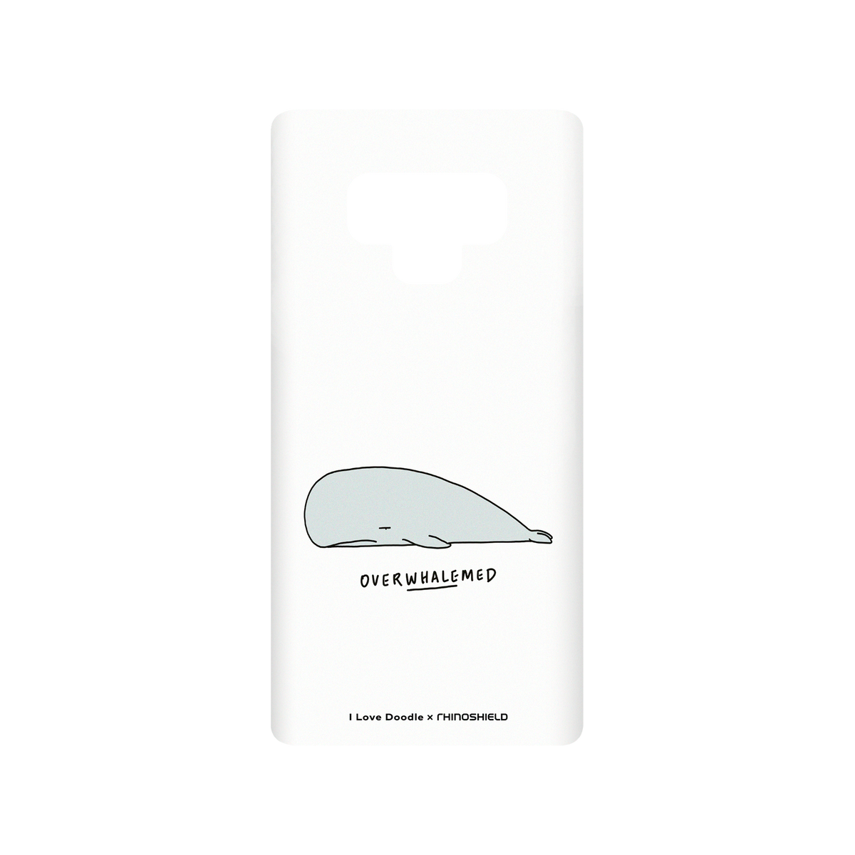 RhinoShield X I Love Doodle SolidSuit Samsung Galaxy Note9 Case - Overwhalemed