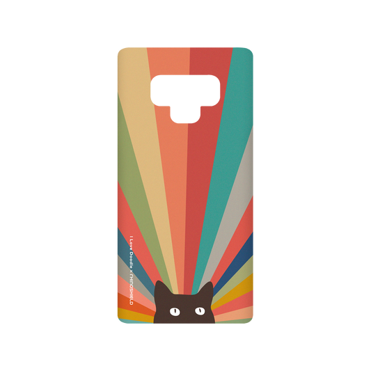 RhinoShield X I Love Doodle SolidSuit Samsung Galaxy Note9 Case - Cat Landscape - Imagination