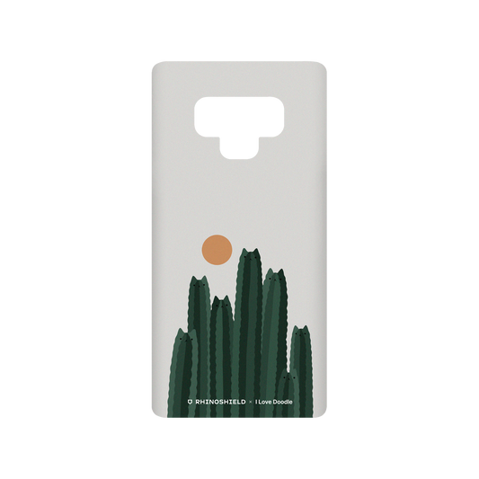 RhinoShield X I Love Doodle SolidSuit Samsung Galaxy Note9 Case - Cat and Plant - Cattus