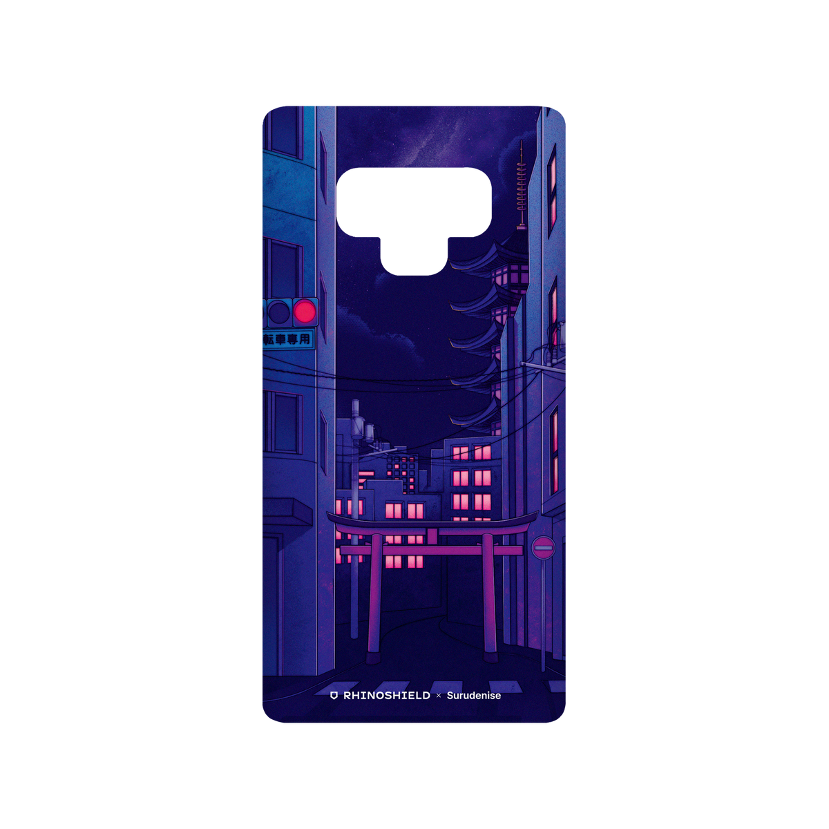 RhinoShield X Surudenise SolidSuit Samsung Galaxy Note9 Case - Tokyo Night