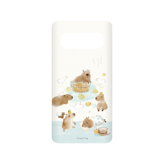 RHINOSHIELD X Liang Feng SolidSuit Samsung Galaxy S10 (4G) Case - capybaras