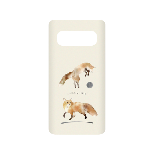RHINOSHIELD X Liang Feng SolidSuit Samsung Galaxy S10 (4G) Case - foxes