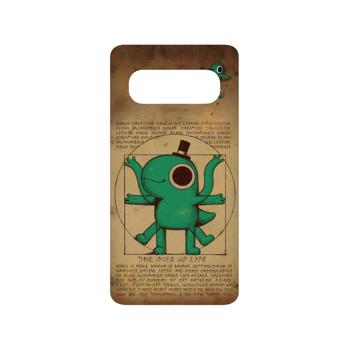RhinoShield X Incrediville SolidSuit Samsung Galaxy S10 (4G) Case - Vitruvian Lizard