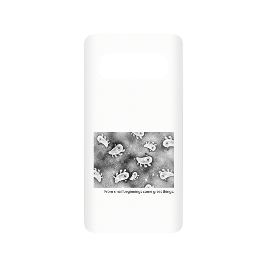 RHINOSHIELD X Incrediville  SolidSuit Samsung Galaxy S10 (4G) Case - Microscopic Observation - White