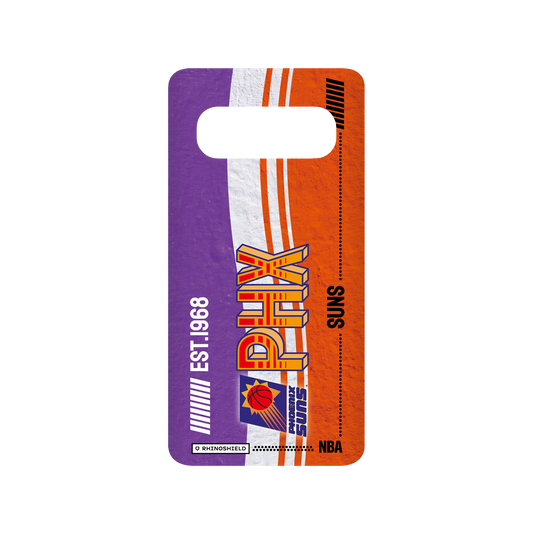 Samsung Galaxy S10 (4G) 犀牛盾SolidSuit聯名設計款防摔背蓋手機殼 NBA - 復古球員卡-鳳凰城太陽 Phoenix Suns - Vintage Card