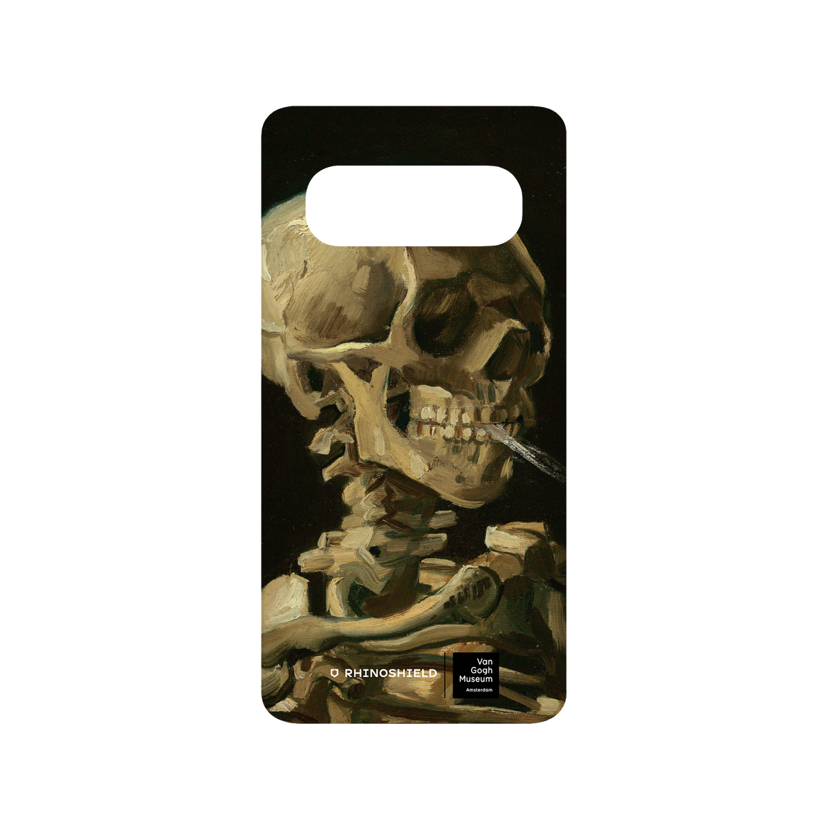 RhinoShield X Van Gogh Museum SolidSuit Samsung Galaxy S10 (4G) Case - Head of a Skeleton with a Burning Cigarette