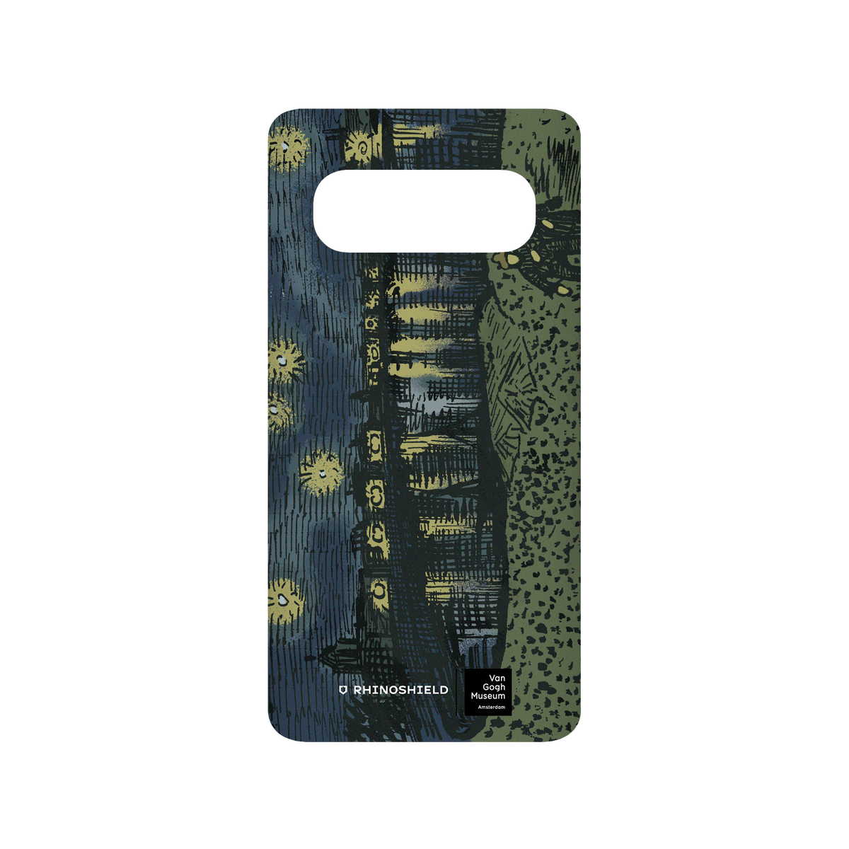 RHINOSHIELD X Van Gogh Museum  SolidSuit Samsung Galaxy S10 (4G) Case - Sketch of Starry Night Over the Rhône - Recolored by RHINOSHIELD