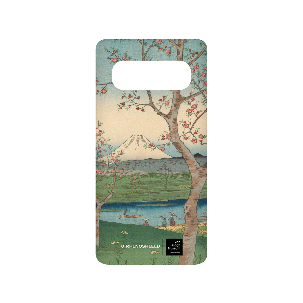 RHINOSHIELD X Van Gogh Museum  SolidSuit Samsung Galaxy S10 (4G) Case - View of Mount Fuji from Koshigaya - Utagawa Hiroshige