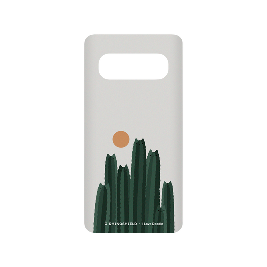 RhinoShield X I Love Doodle SolidSuit Samsung Galaxy S10 (4G) Case - Cat and Plant - Cattus