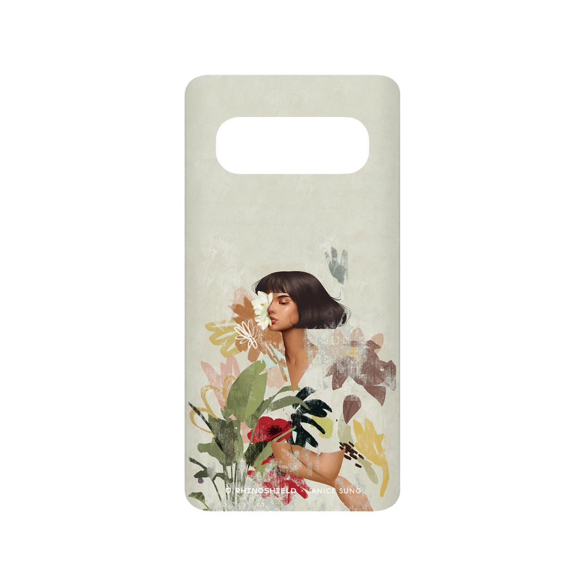 RhinoShield X Janice Sung SolidSuit Samsung Galaxy S10 (4G) Case - Flora 2