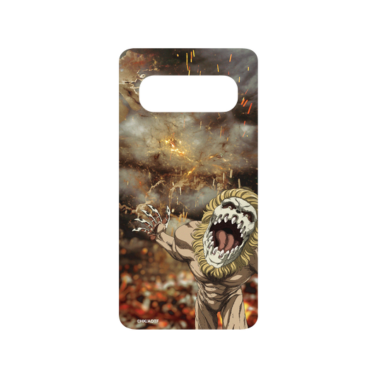 RhinoShield X Attack on Titan SolidSuit Samsung Galaxy S10 (4G) Case - Jaw Titan