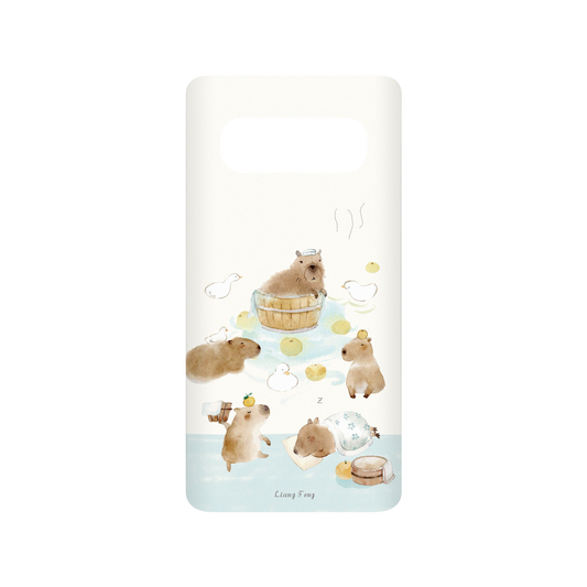 RHINOSHIELD X Liang Feng SolidSuit Samsung Galaxy S10+ Case - capybaras