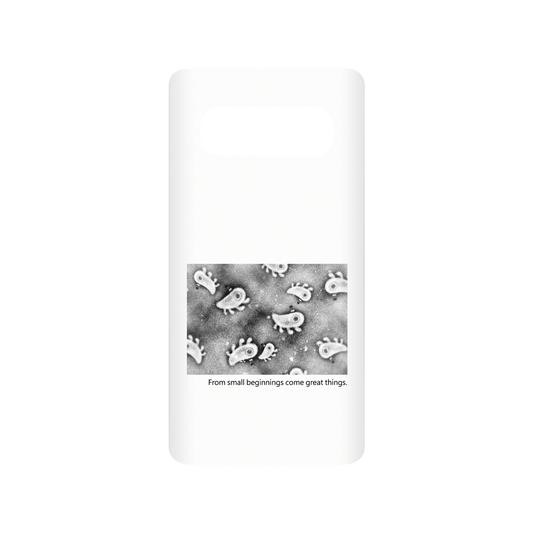 RHINOSHIELD X Incrediville  SolidSuit Samsung Galaxy S10+ Case - Microscopic Observation - White