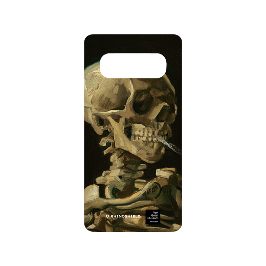 RhinoShield X Van Gogh Museum SolidSuit Samsung Galaxy S10+ Case - Head of a Skeleton with a Burning Cigarette