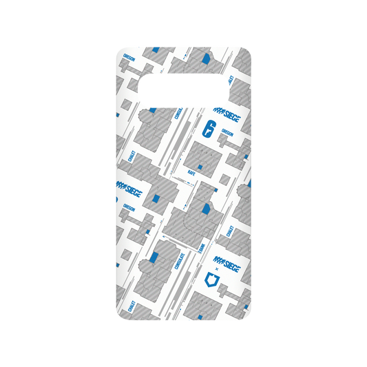 RhinoShield X 6: Siege SolidSuit Samsung Galaxy S10+ Case - Map - Blue