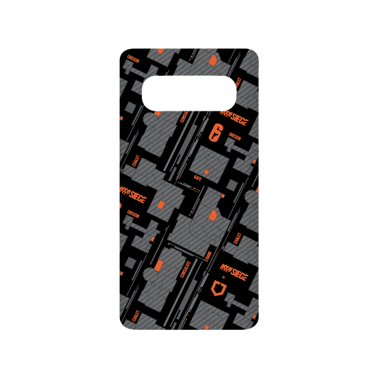 RhinoShield X 6: Siege SolidSuit Samsung Galaxy S10+ Case - Map - Orange