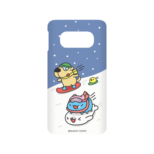 RhinoShield X BUGCAT CAPOO SolidSuit Samsung Galaxy S10e Case - Fun of Skiing