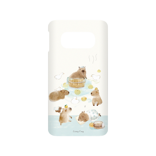 RHINOSHIELD X Liang Feng SolidSuit Samsung Galaxy S10e Case - capybaras