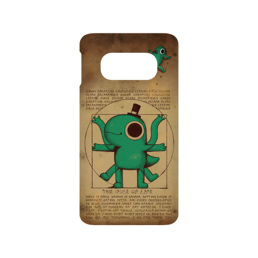 RhinoShield X Incrediville SolidSuit Samsung Galaxy S10e Case - Vitruvian Lizard