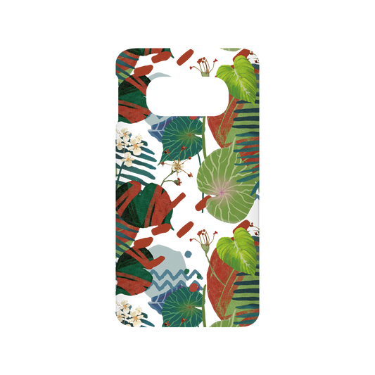 RHINOSHIELD X WasangShow SolidSuit Samsung Galaxy S10e Case - Tropical Leaves