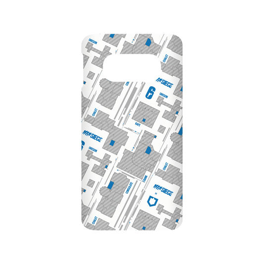RhinoShield X 6: Siege SolidSuit Samsung Galaxy S10e Case - Map - Blue