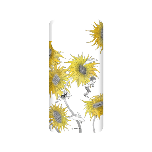 RHINOSHIELD X Jimmy SolidSuit Samsung Galaxy S20+ (4G/5G) Case - Year of the Rabbit Series - Chasing in the sunflowers field