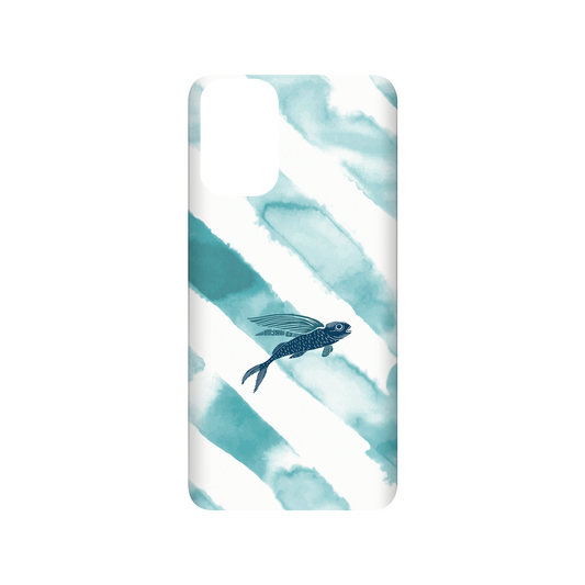 RhinoShield X WasangShow SolidSuit Samsung Galaxy S20+ (4G/5G) Case - Ocean WAWA - Flying Fish in Waves