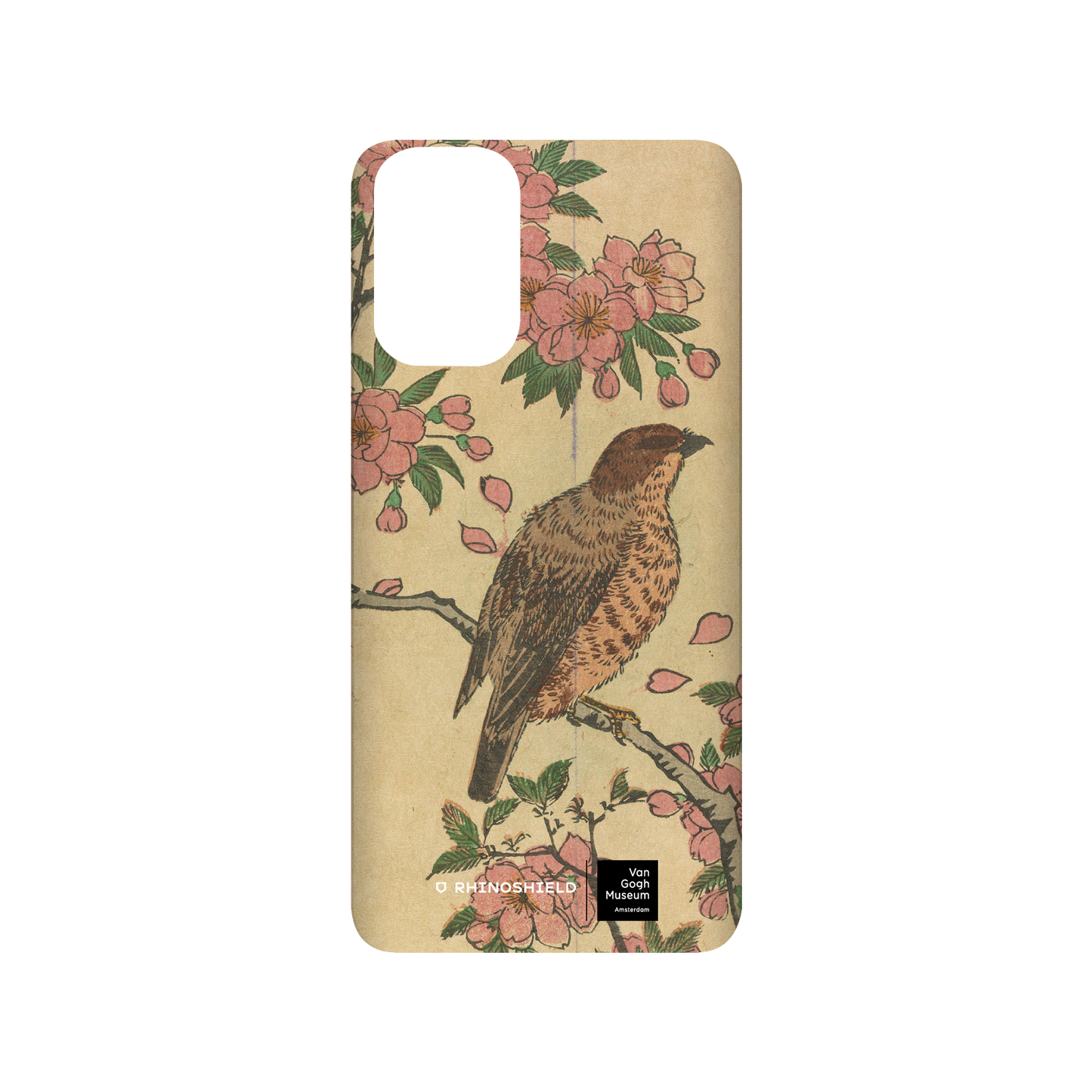 RHINOSHIELD X Van Gogh Museum  SolidSuit Samsung Galaxy S20+ (4G/5G) Case - Cherry Blossoms and Shrike - Utagawa Hiroshige III