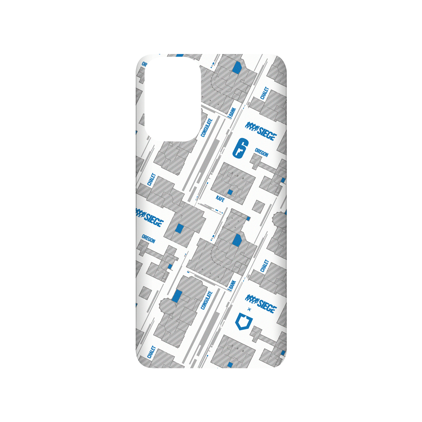 RhinoShield X 6: Siege SolidSuit Samsung Galaxy S20+ (4G/5G) Case - Map - Blue