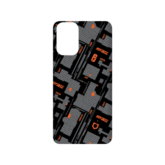RhinoShield X 6: Siege SolidSuit Samsung Galaxy S20+ (4G/5G) Case - Map - Orange