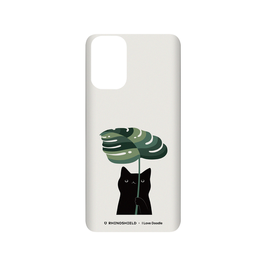RhinoShield X I Love Doodle SolidSuit Samsung Galaxy S20+ (4G/5G) Case - Cat and Plant - Umbrella
