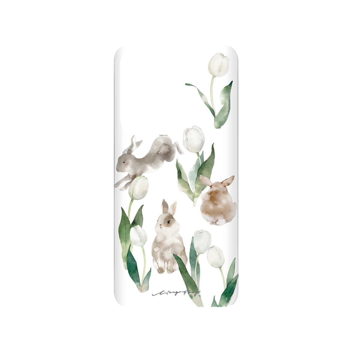 RHINOSHIELD X Liang Feng SolidSuit Samsung Galaxy S20 Ultra (4G/5G) Case - Rabbits and tulips