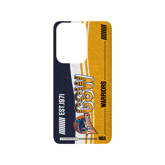 Samsung Galaxy S20 Ultra (4G/5G) 犀牛盾SolidSuit聯名設計款防摔背蓋手機殼 NBA - 復古球員卡-金州勇士 Golden State Warriors - Vintage Card