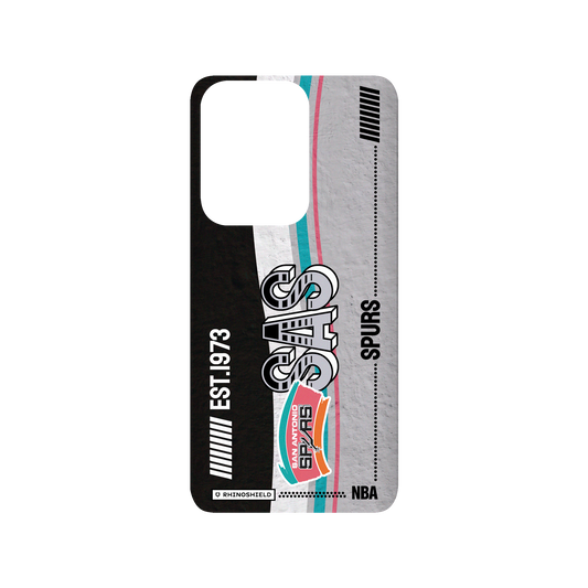 Samsung Galaxy S20 Ultra (4G/5G) 犀牛盾SolidSuit聯名設計款防摔背蓋手機殼 NBA - 復古球員卡-聖安東尼奧馬刺 San Antonio Spurs - Vintage Card