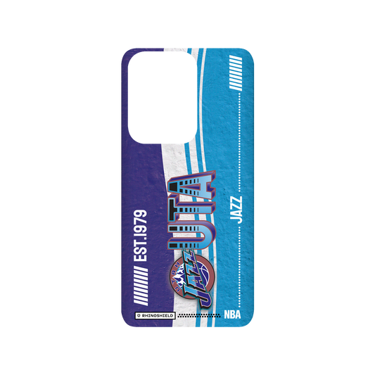 Samsung Galaxy S20 Ultra (4G/5G) 犀牛盾SolidSuit聯名設計款防摔背蓋手機殼 NBA - 復古球員卡-猶他爵士 Utah Jazz - Vintage Card