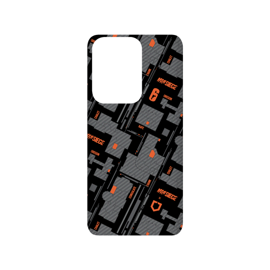RhinoShield X 6: Siege SolidSuit Samsung Galaxy S20 Ultra (4G/5G) Case - Map - Orange