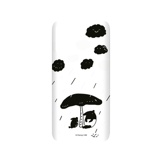 RhinoShield X LAIMO SolidSuit Samsung Galaxy S20 (4G/5G) Case - It's Raining (Transparent)