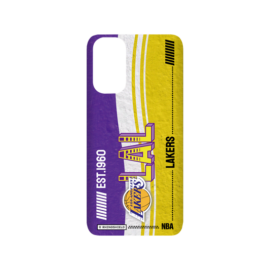 Samsung Galaxy S20 (4G/5G) 犀牛盾SolidSuit聯名設計款防摔背蓋手機殼 NBA - 復古球員卡-洛杉磯湖人 L.A. Lakers - Vintage Card
