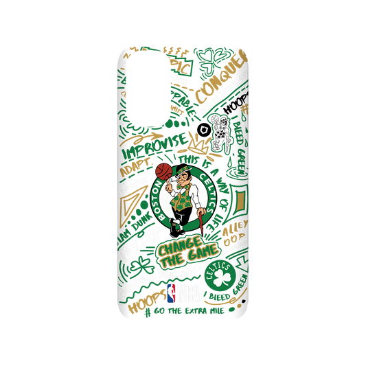 Samsung Galaxy S20 (4G/5G) 犀牛盾SolidSuit聯名設計款防摔背蓋手機殼 NBA - 塗鴉系列-波士頓塞爾提克 Boston Celtics - Graffiti
