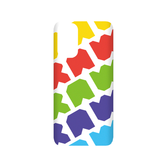 RhinoShield X JOCR SolidSuit Samsung Galaxy S20 (4G/5G) Case - Raw Rainbow Pattern Big