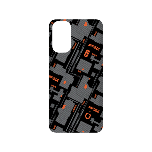 RhinoShield X 6: Siege SolidSuit Samsung Galaxy S20 (4G/5G) Case - Map - Orange