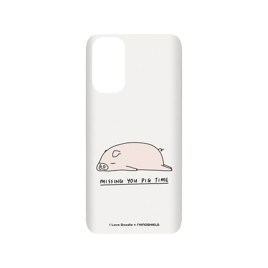 RhinoShield X I Love Doodle SolidSuit Samsung Galaxy S20 (4G/5G) Case - Missing You Pig Time