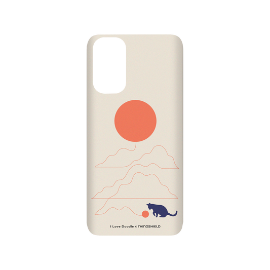 RhinoShield X I Love Doodle SolidSuit Samsung Galaxy S20 (4G/5G) Case - Cat Landscape - Hairball