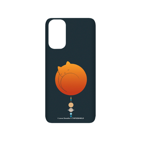 RhinoShield X I Love Doodle SolidSuit Samsung Galaxy S20 (4G/5G) Case - Cat Landscape - The Solar System