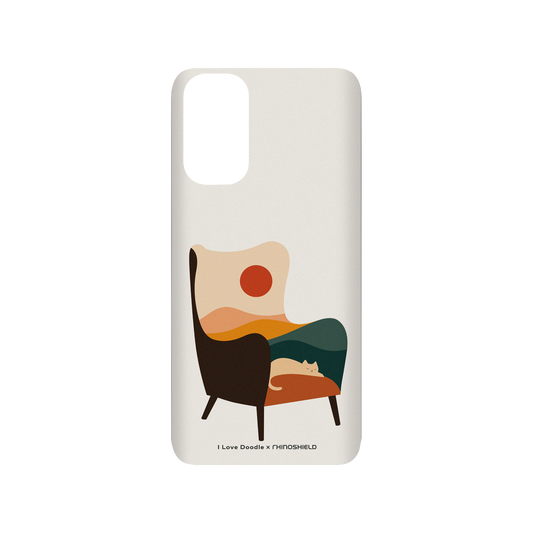 RhinoShield X I Love Doodle SolidSuit Samsung Galaxy S20 (4G/5G) Case - Cat Landscape - Chair