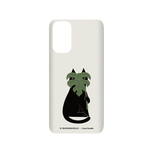 RhinoShield X I Love Doodle SolidSuit Samsung Galaxy S20 (4G/5G) Case - Cat and Plant - Monstera