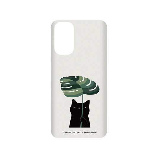 RhinoShield X I Love Doodle SolidSuit Samsung Galaxy S20 (4G/5G) Case - Cat and Plant - Umbrella