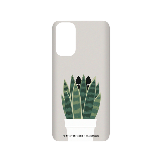 RhinoShield X I Love Doodle SolidSuit Samsung Galaxy S20 (4G/5G) Case - Cat and Plant - Sneak Plant