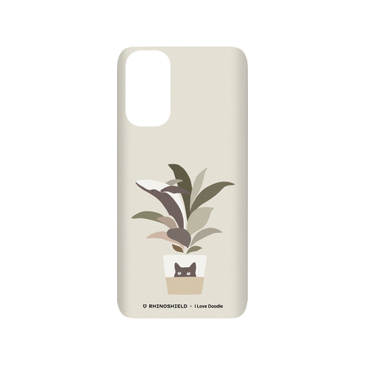 RhinoShield X I Love Doodle SolidSuit Samsung Galaxy S20 (4G/5G) Case - Cat and Plant - A Leaf of a Whale