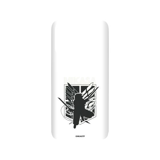 RhinoShield X Attack on Titan SolidSuit Samsung Galaxy S20 (4G/5G) Case - Mikasa - Silhouette